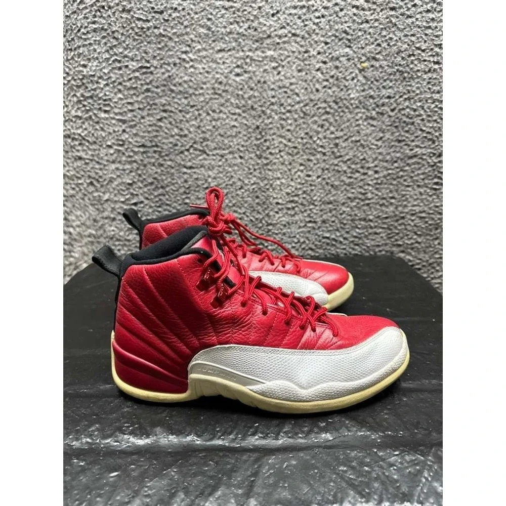 Nike Air Jordan 12 Retro Gym Red Basketball Sneakers 130690-600 Mens Size‎ 10 US